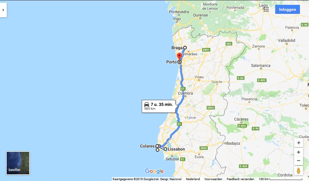 Derde route door Portugal